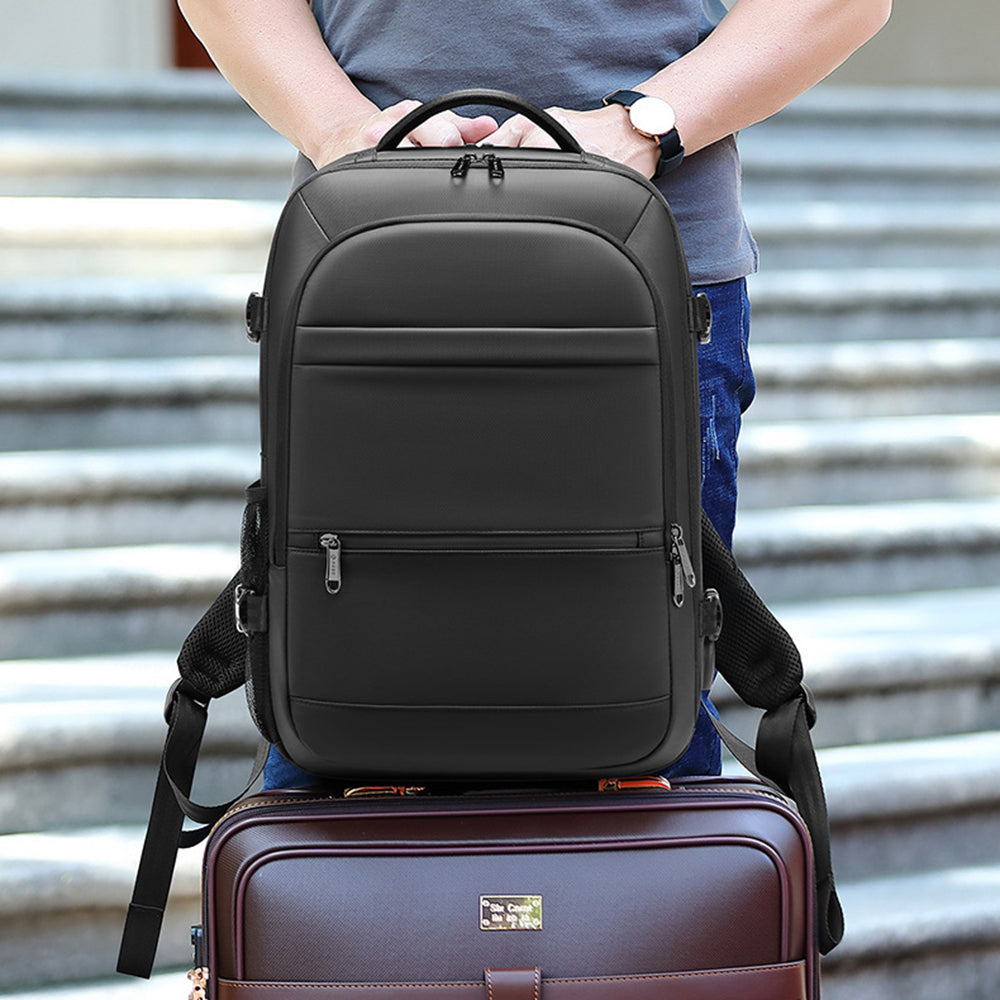 PS-660 Simple Business Shoulder Bag Waterproof Extended Large-Capacity Backpack PS-660 Simple Business Shoulder Bag Waterproof Extended Large-Capacity Backpack